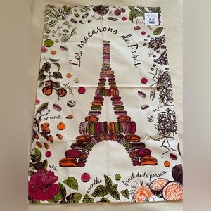 Les Macarons de Paris Kitchen Towel - Multicolor